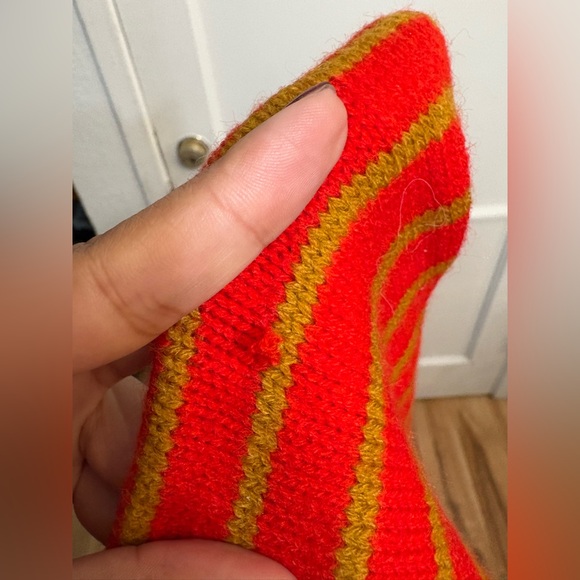 NWOT free people Essential Triangle Striped Scarf - Picture 6 of 6